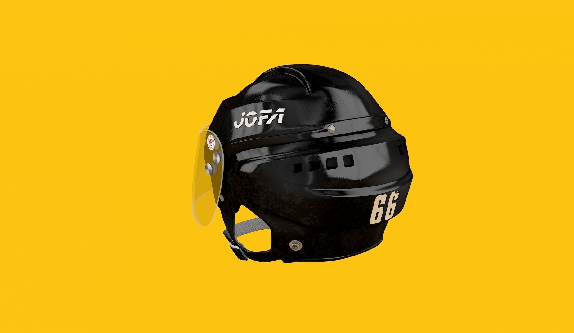 Ice Hockey Helmet NHL 3D model_5