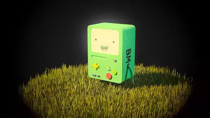 3D BMO Rigged and accurate and lowpoly 3D model