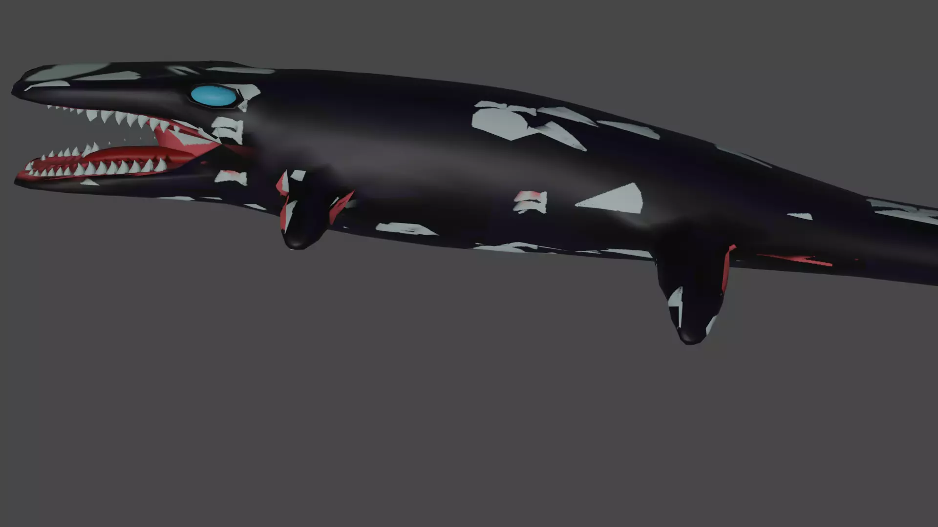 sea creature Low-poly 3D model