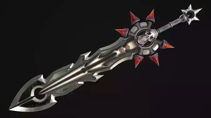 Fantasy Sword 9 3D Model
