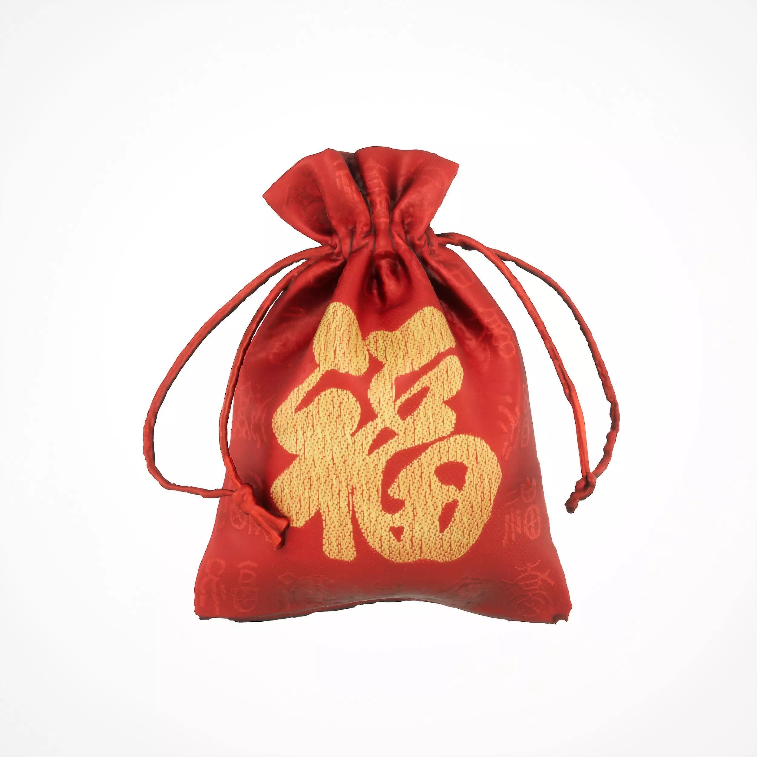 Traditional Lucky Pocket 3D model_0