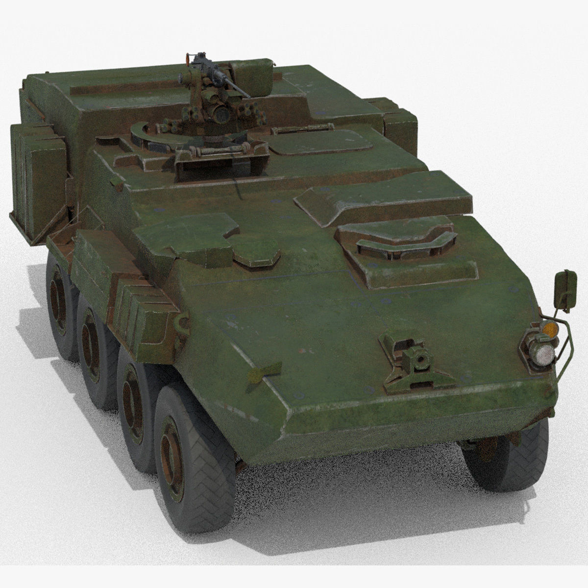 Armored Vehicle Low-poly 3D model_15