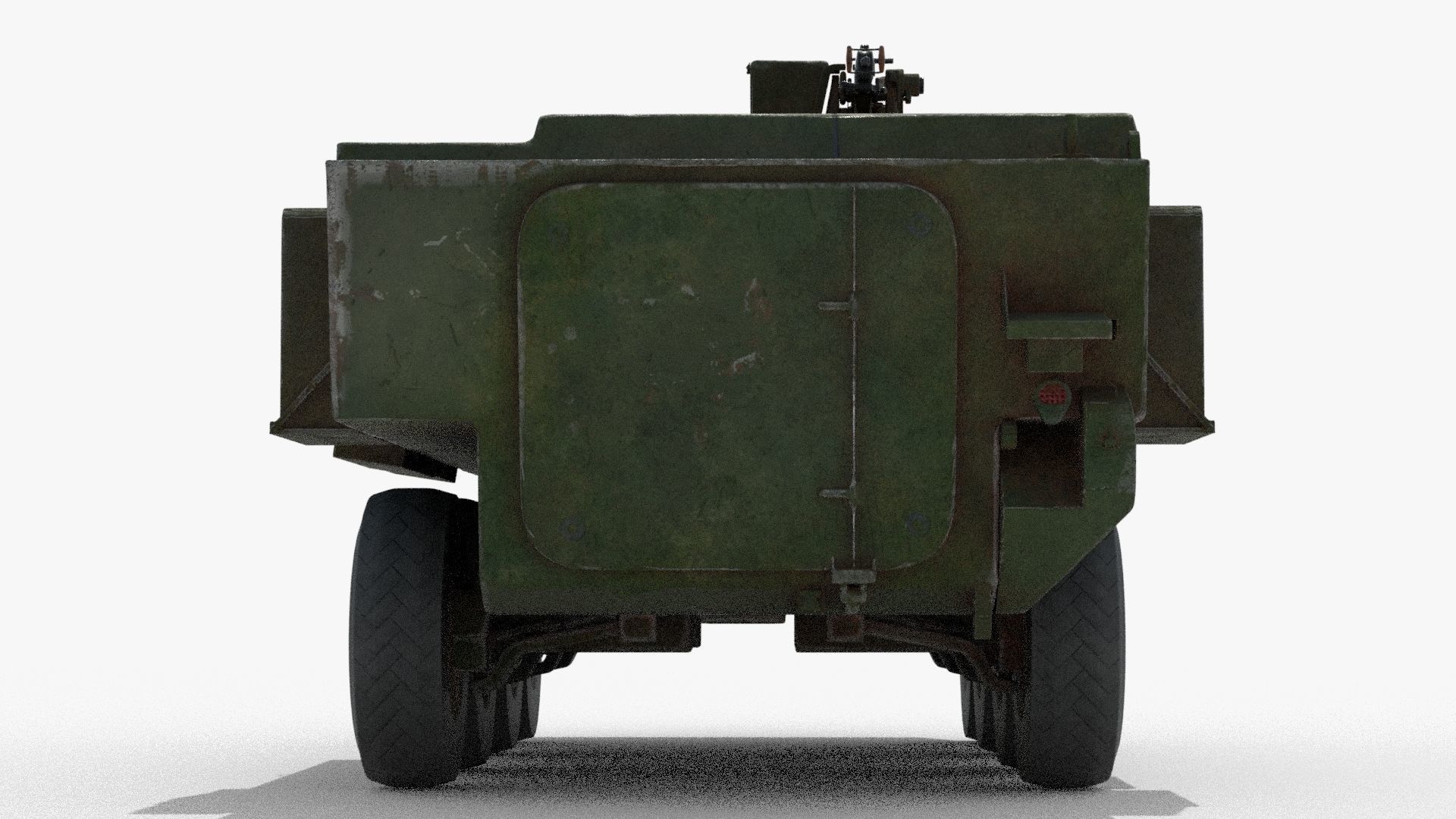 Armored Vehicle Low-poly 3D model_7