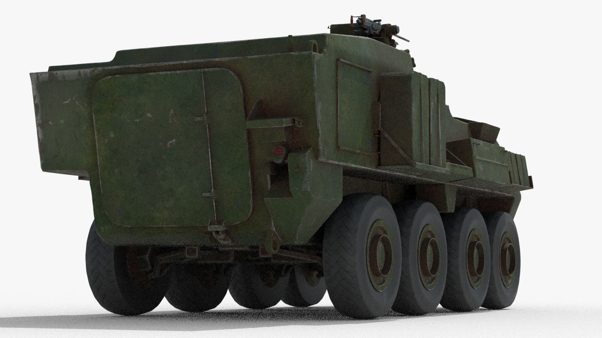 Armored Vehicle Low-poly 3D model_8