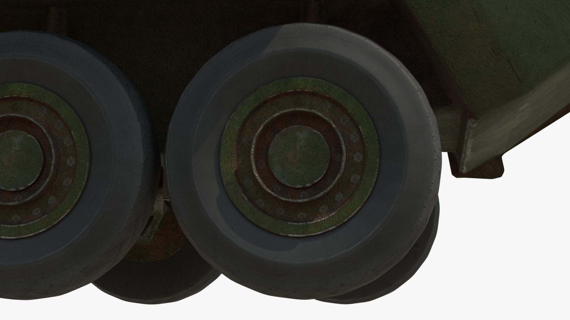 Armored Vehicle Low-poly 3D model_11