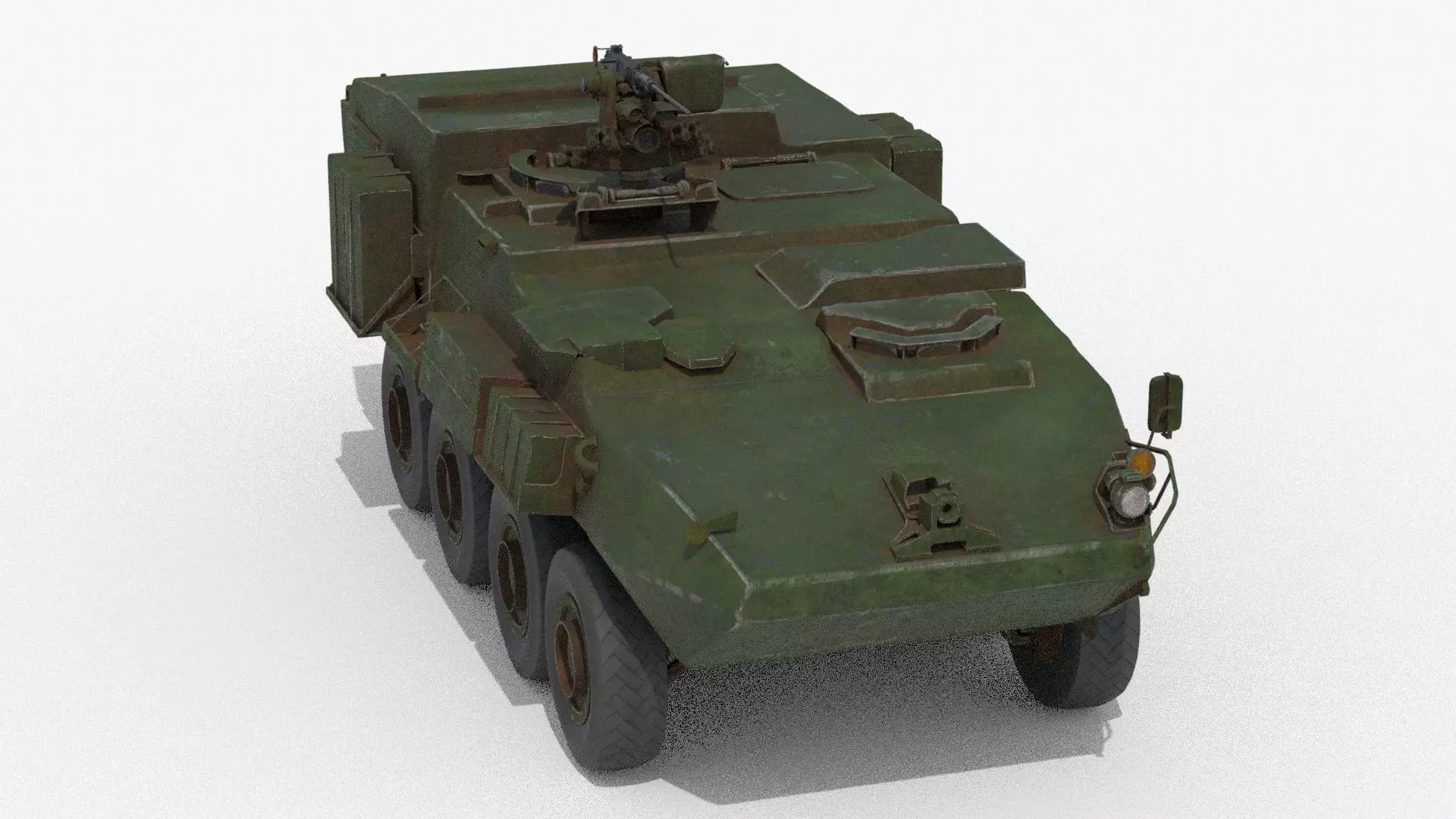 Armored Vehicle Low-poly 3D model_0