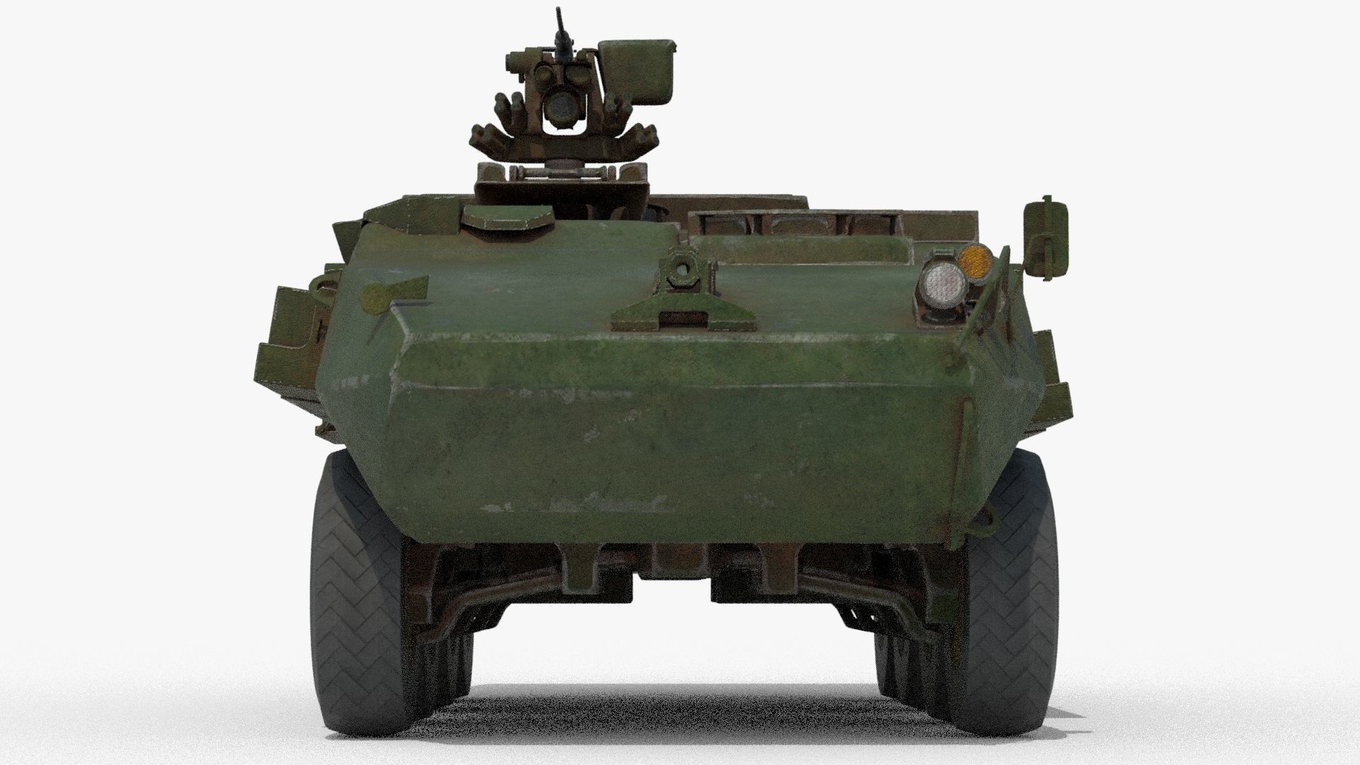 Armored Vehicle Low-poly 3D model_1