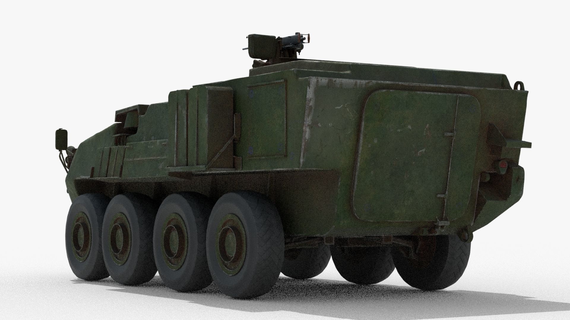Armored Vehicle Low-poly 3D model_6