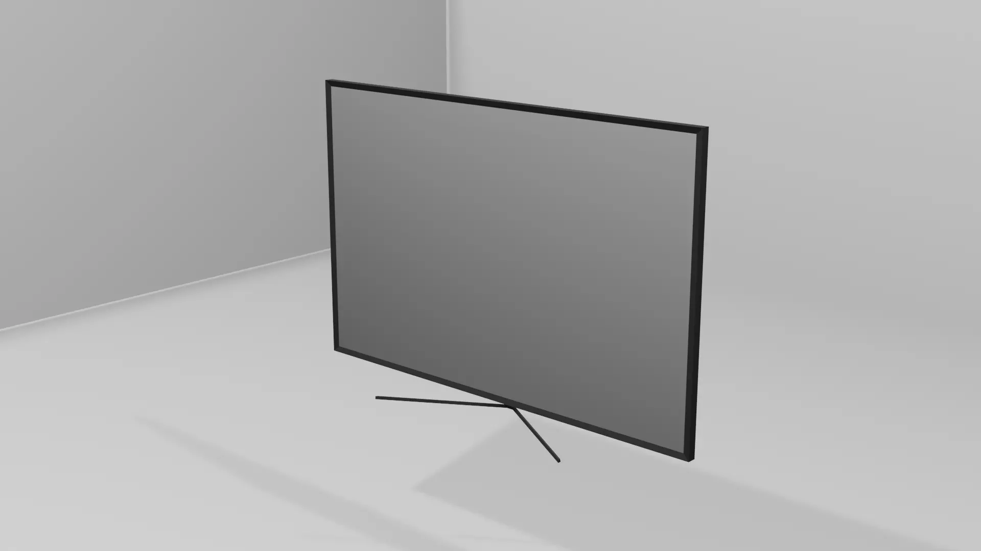 TV Led 3D model_0