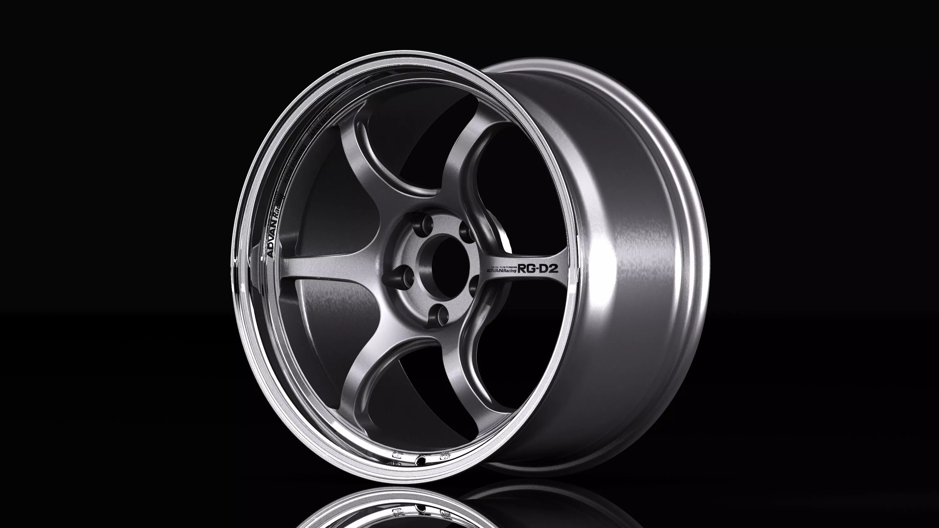 Yokohama ADVAN Racing RG-D2 Low-poly 3D model