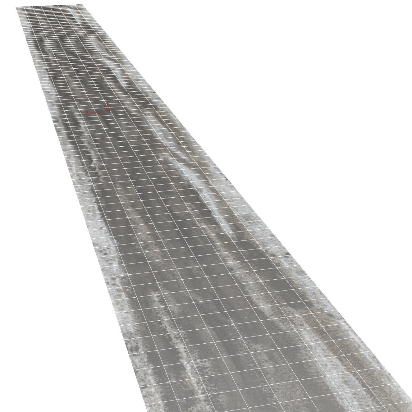 Spring muddy road 03 - 14 meters 3D model_15