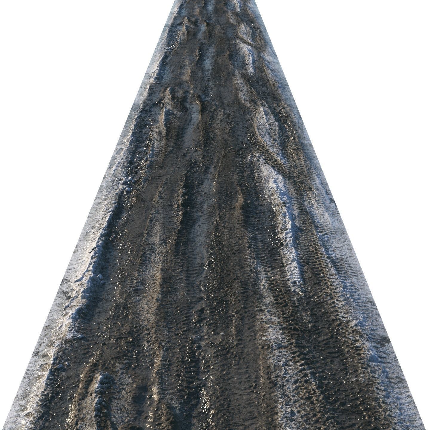 Spring muddy road 03 - 14 meters 3D model_8