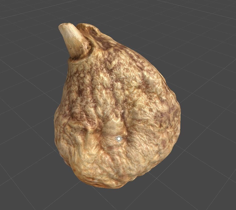 3DSCAN-Traditional Chinese Medicine-Appendiculate Cremastra Low-poly 3D model_3