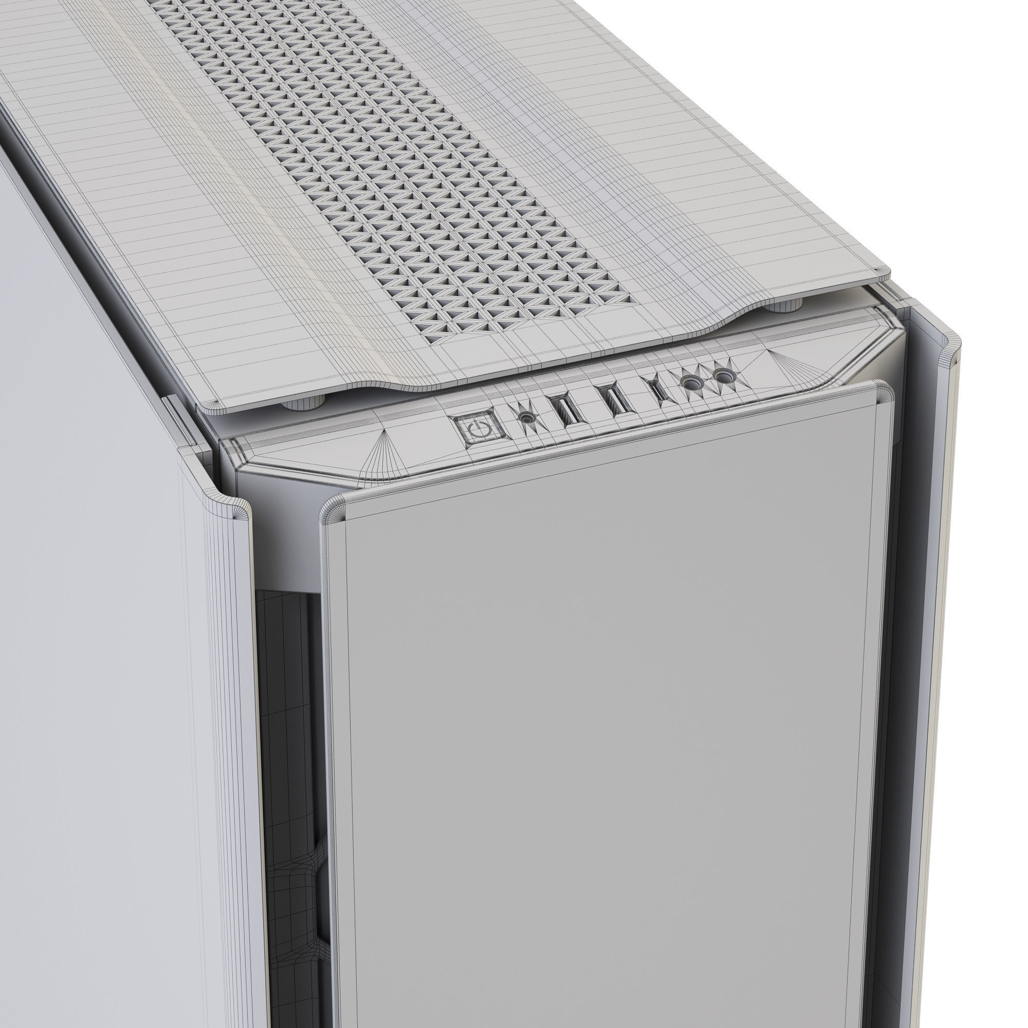 Obsidian Series 500D Premium Mid-Tower Case by Corsair 3D model_1