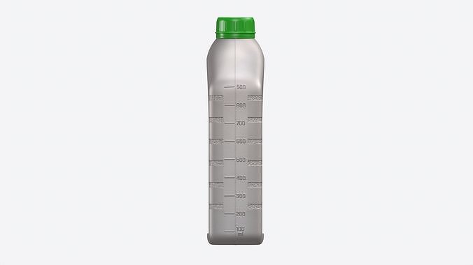 Engine Oil Bottle with Scale Mockup 3D model 6