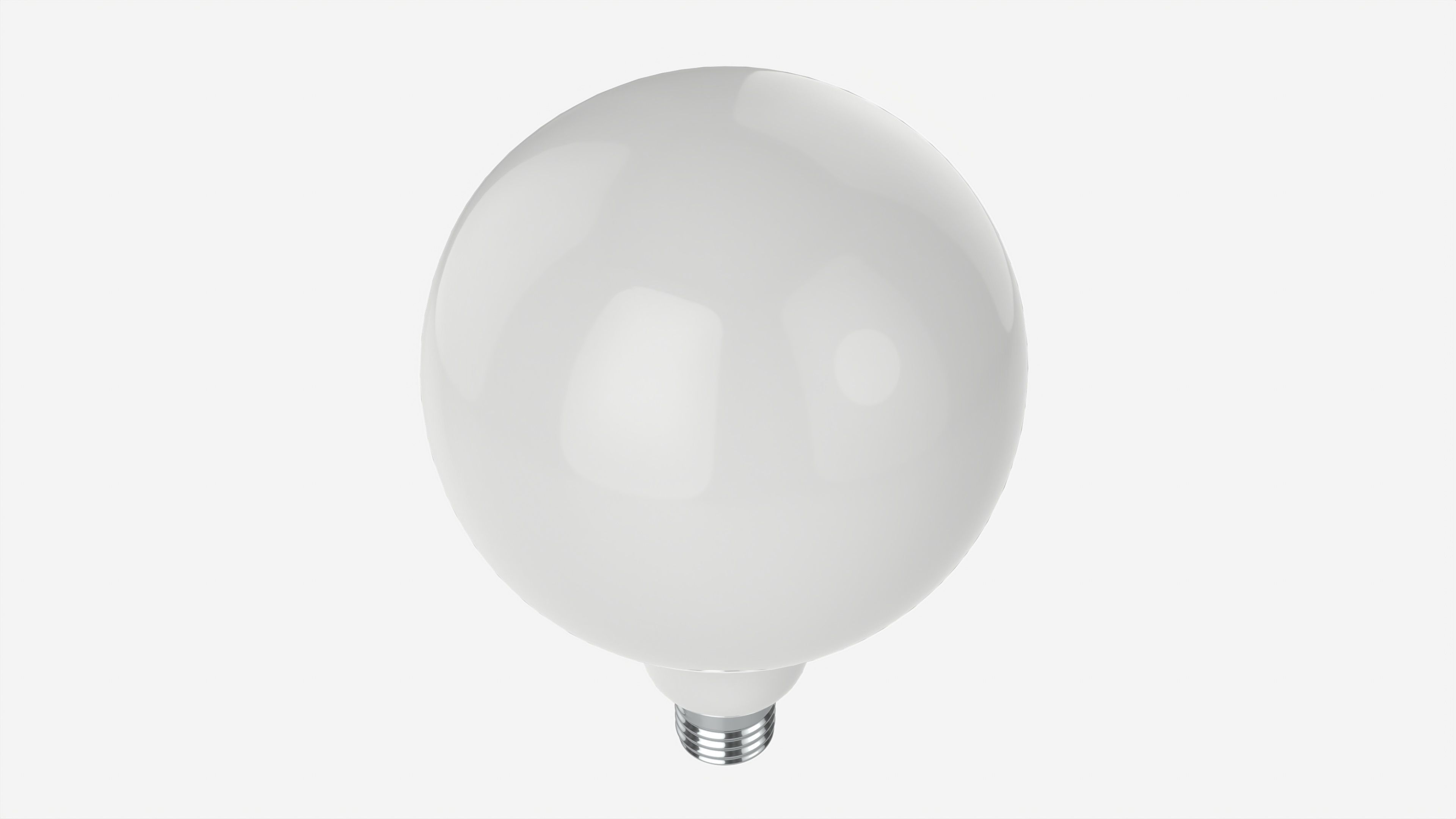 Led Bulb Type G120 3D model_1
