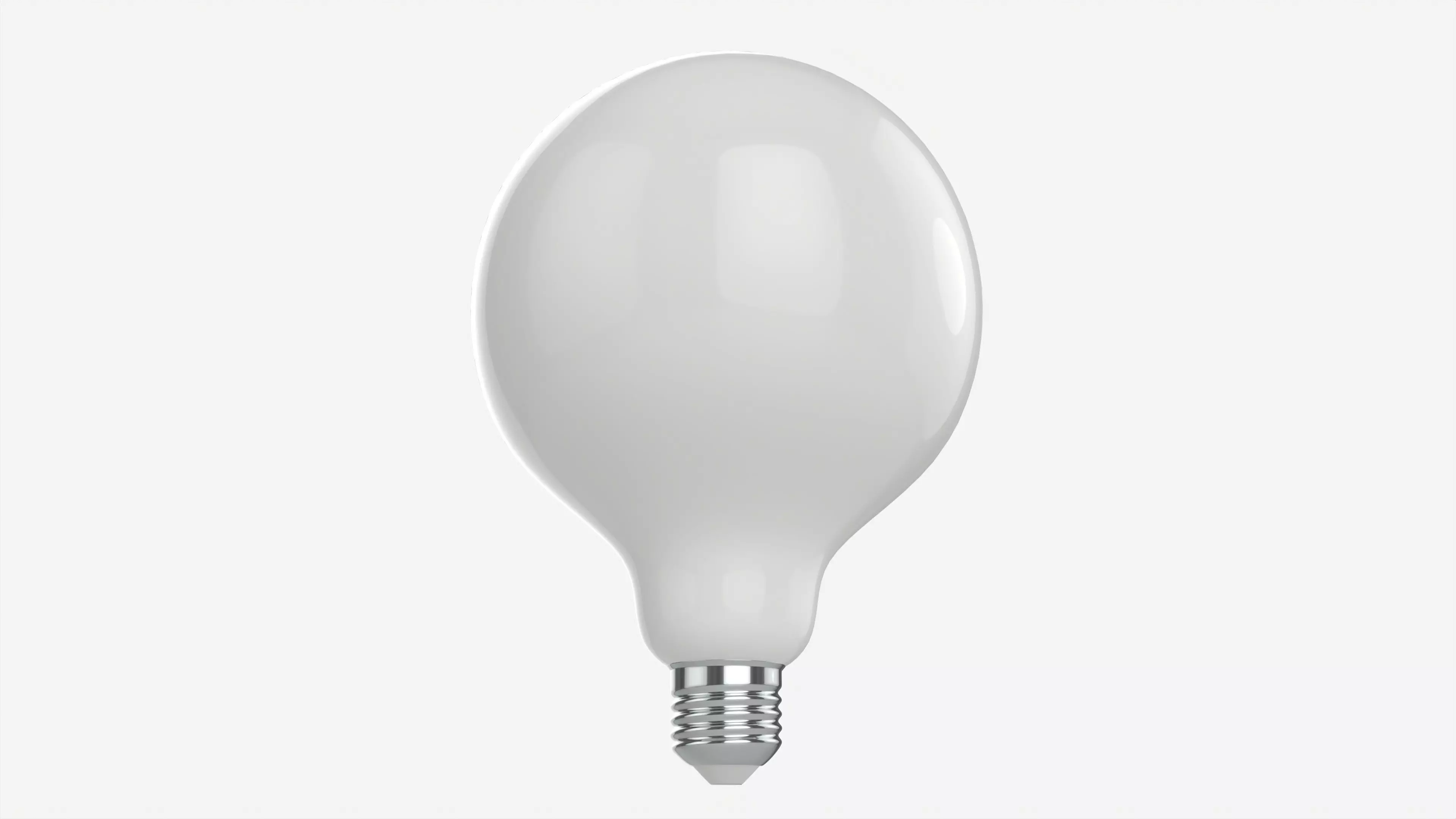 Led Bulb Type G120 3D model_0