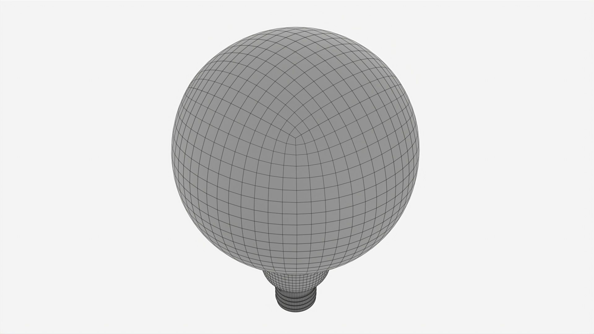 Led Bulb Type G120 3D model_5