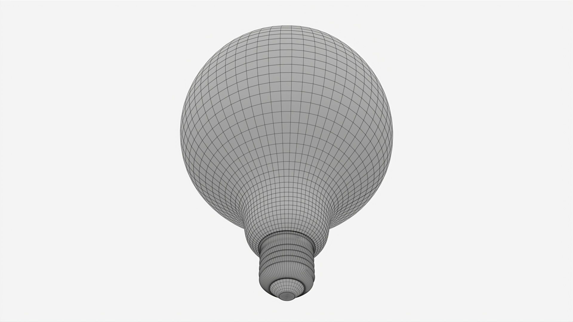 Led Bulb Type G120 3D model_4