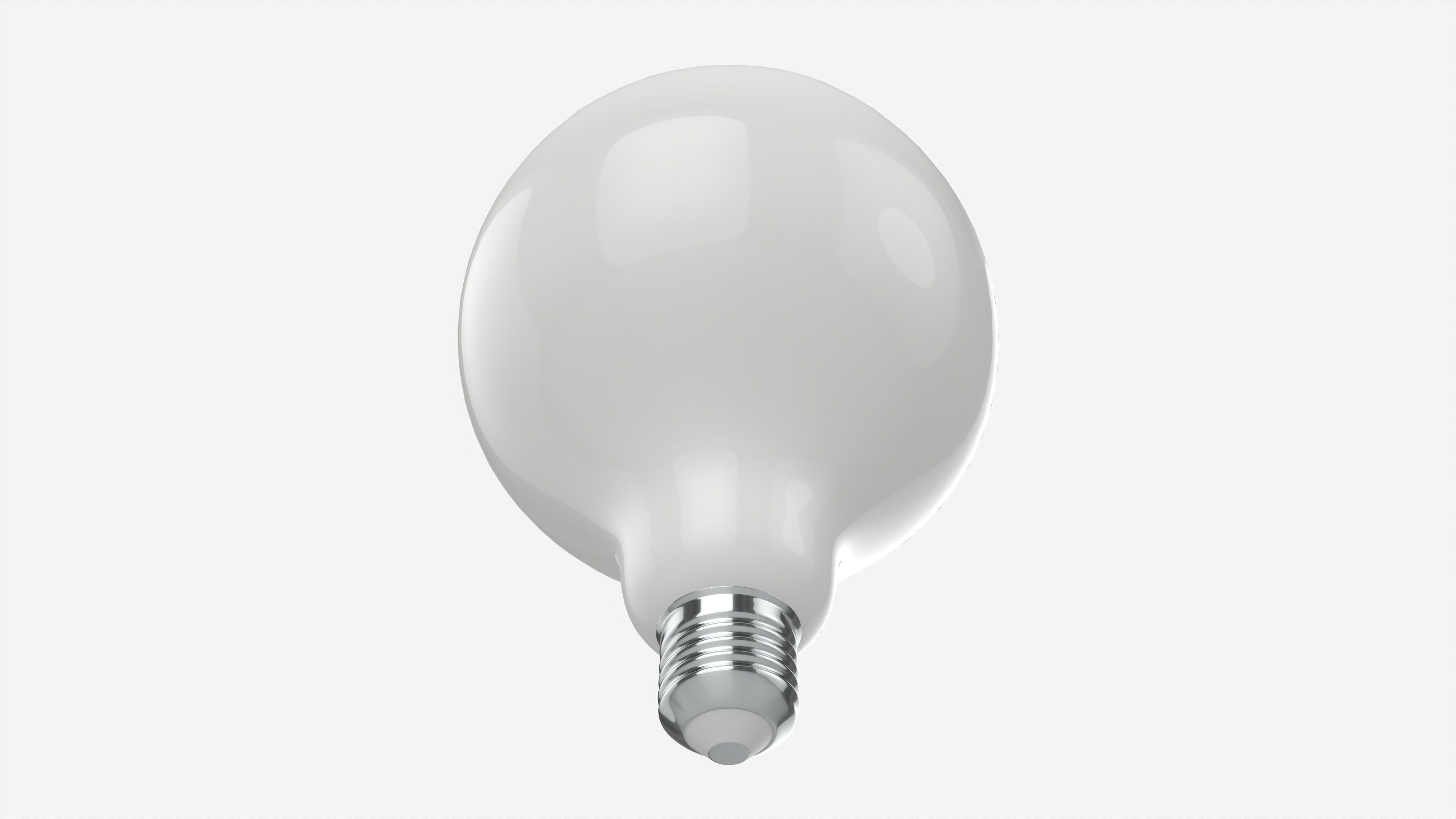 Led Bulb Type G120 3D model_2