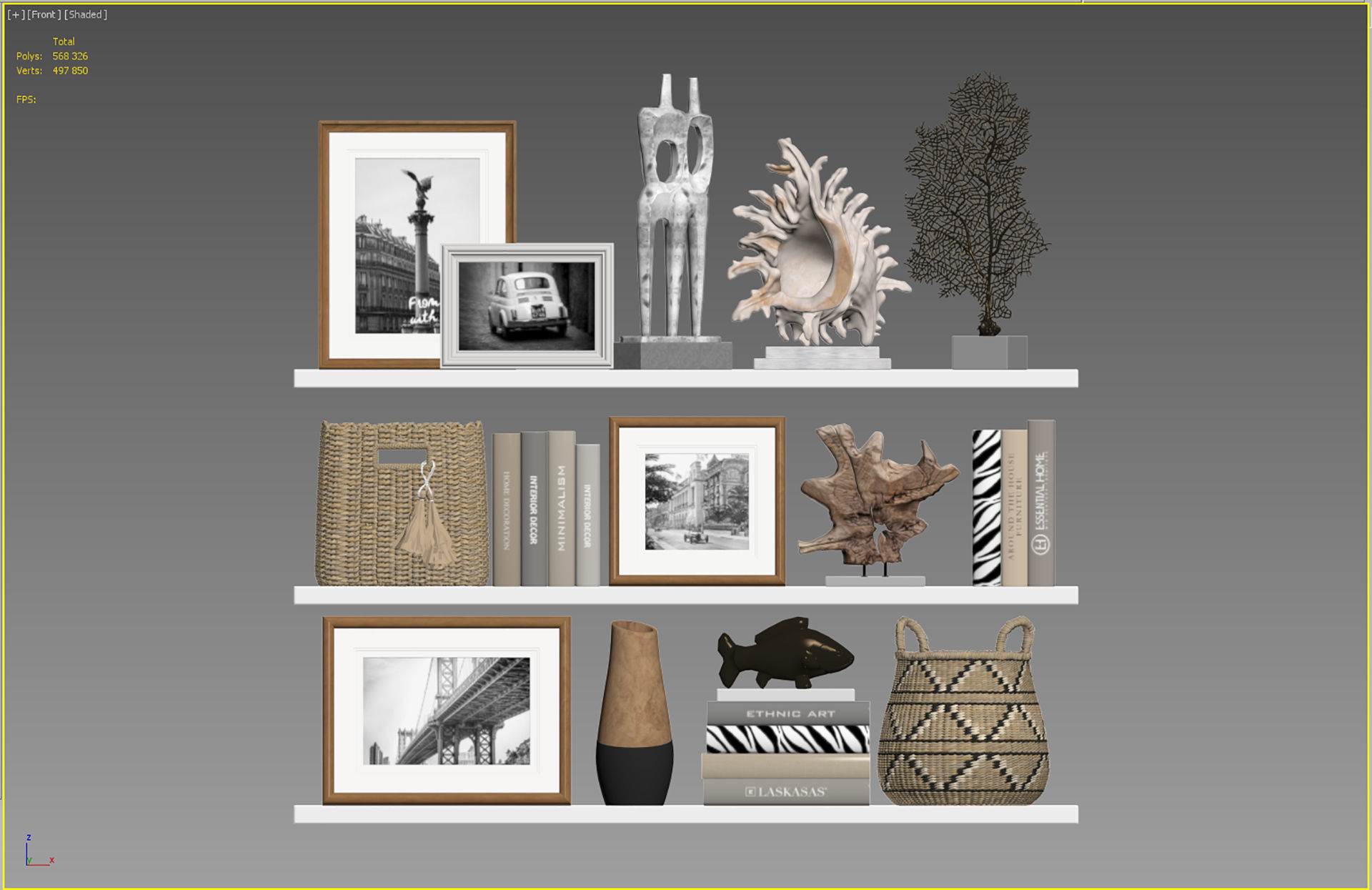 Decor Set 195 3D model_5