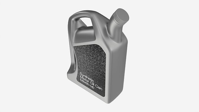 Motor Oil Bottle Mockup 3D model 3