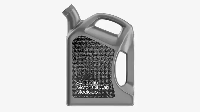 Motor Oil Bottle Mockup