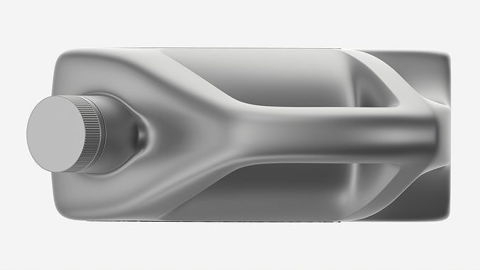 Motor Oil Bottle Mockup 3D model 6
