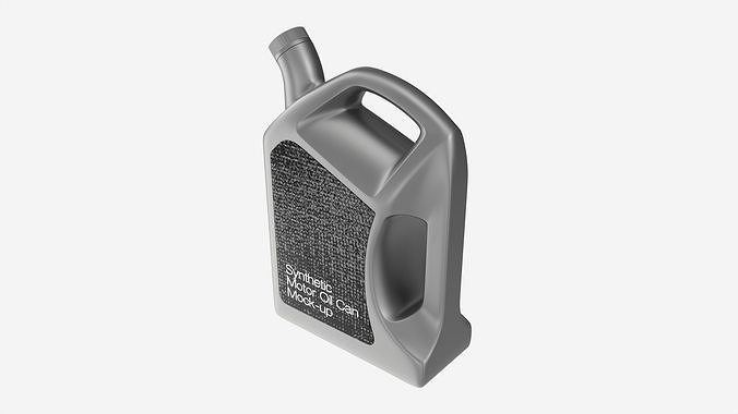 Motor Oil Bottle Mockup 3D model 2