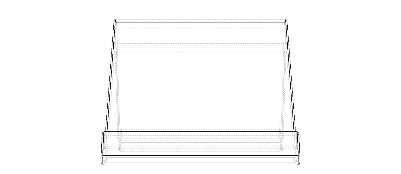 Plastic Stand Holder for Ipad 3D print model_39