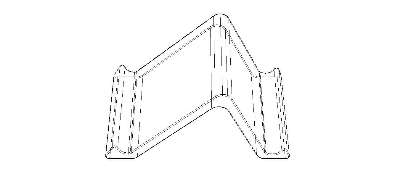 Plastic Stand Holder for Ipad 3D print model_20