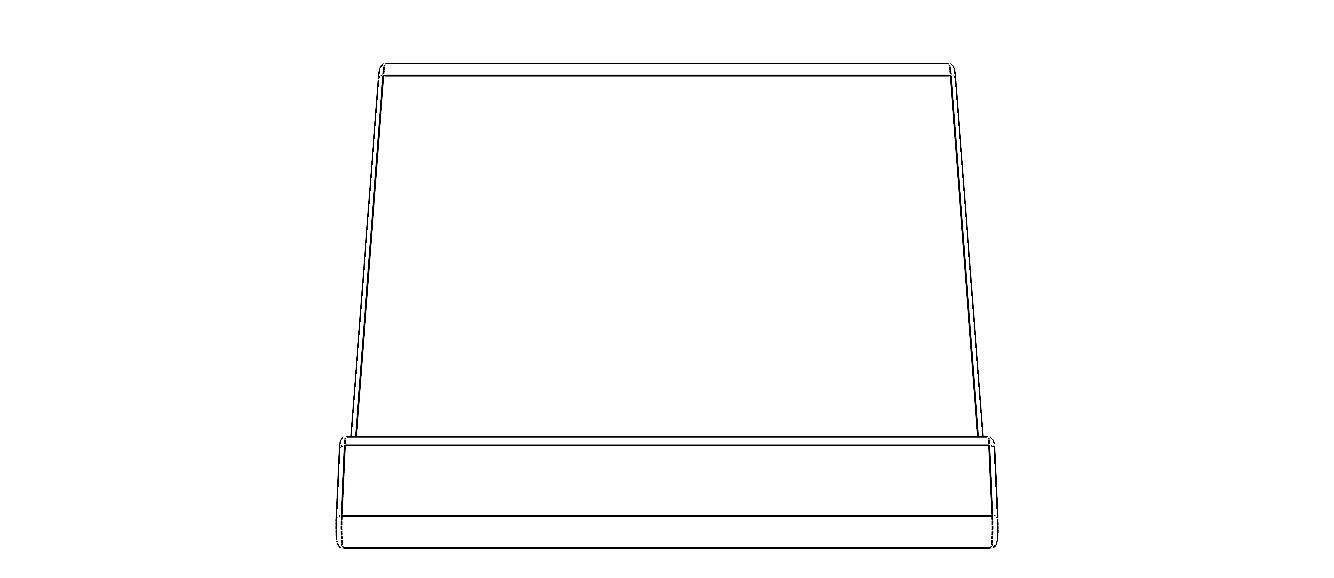 Plastic Stand Holder for Ipad 3D print model_38