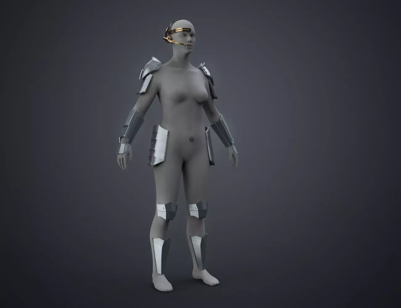 Shin Hati Cosplay Armor Star Wars Ahsoka 3D print model