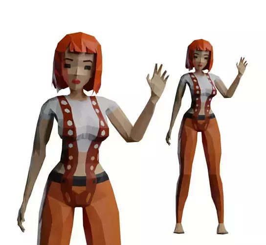 Low poly model of LiLu