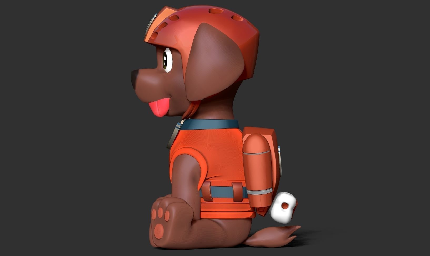 Zuma - Paw Patrol Fanart 3D print model_8
