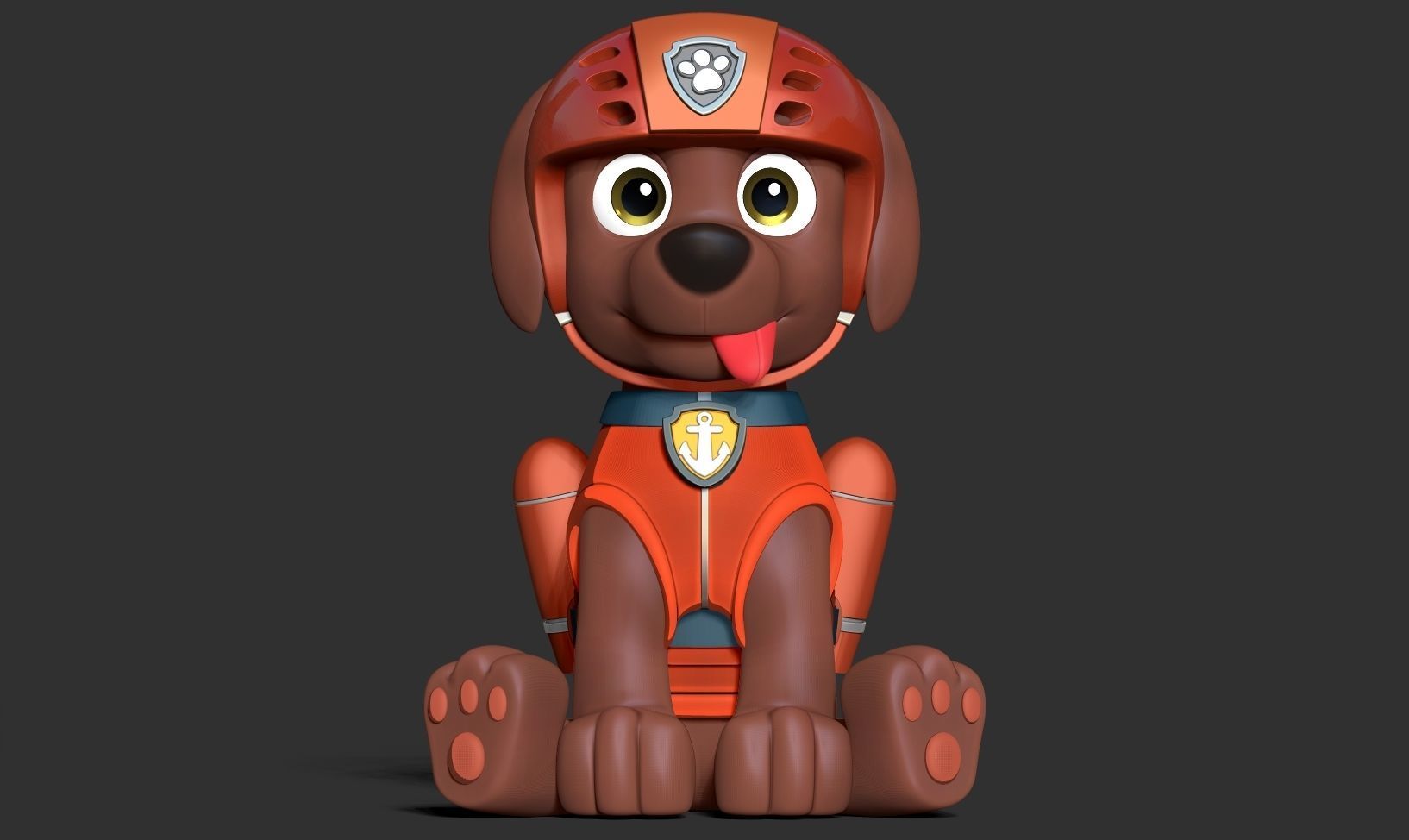 Zuma - Paw Patrol Fanart 3D print model_6