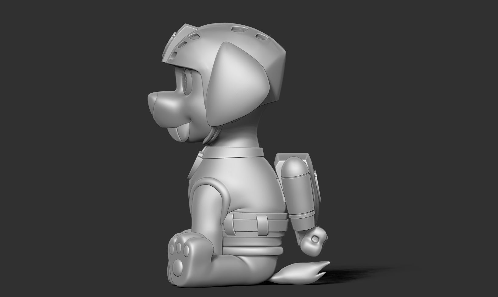 Zuma - Paw Patrol Fanart 3D print model_9