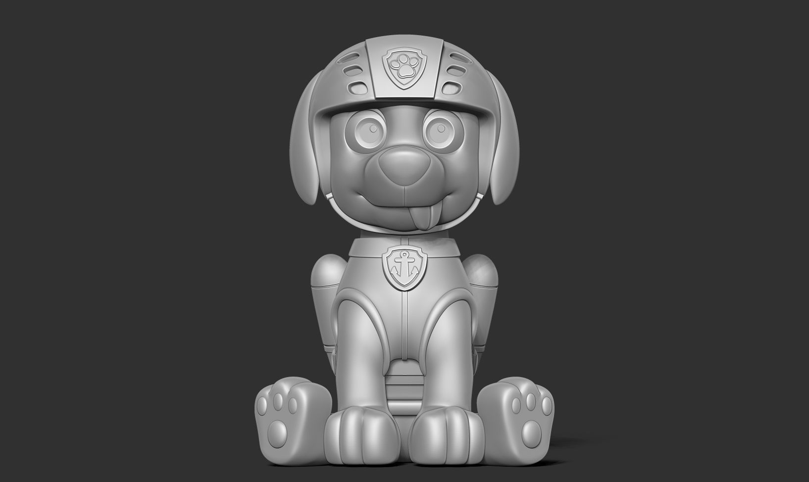 Zuma - Paw Patrol Fanart 3D print model_7