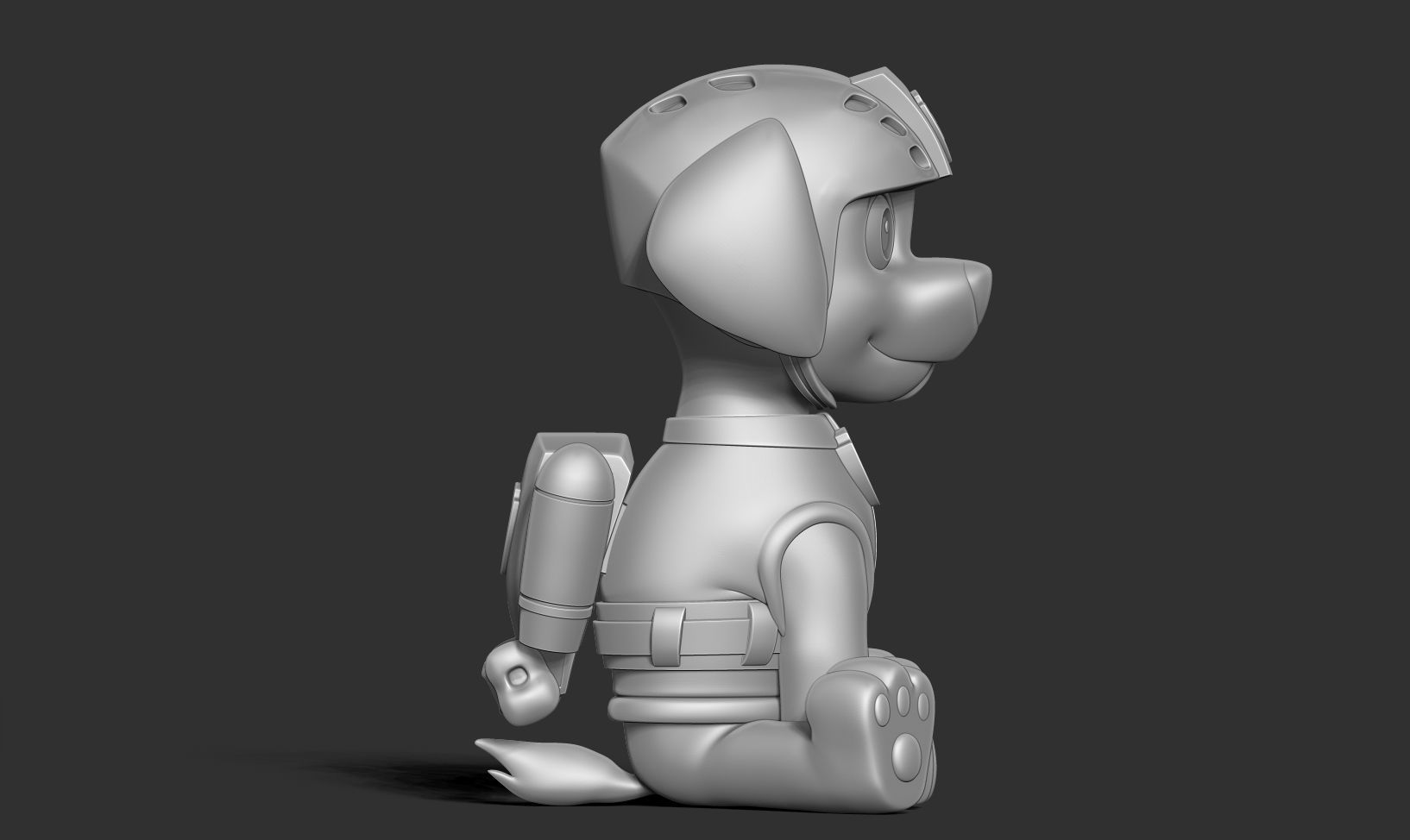 Zuma - Paw Patrol Fanart 3D print model_11