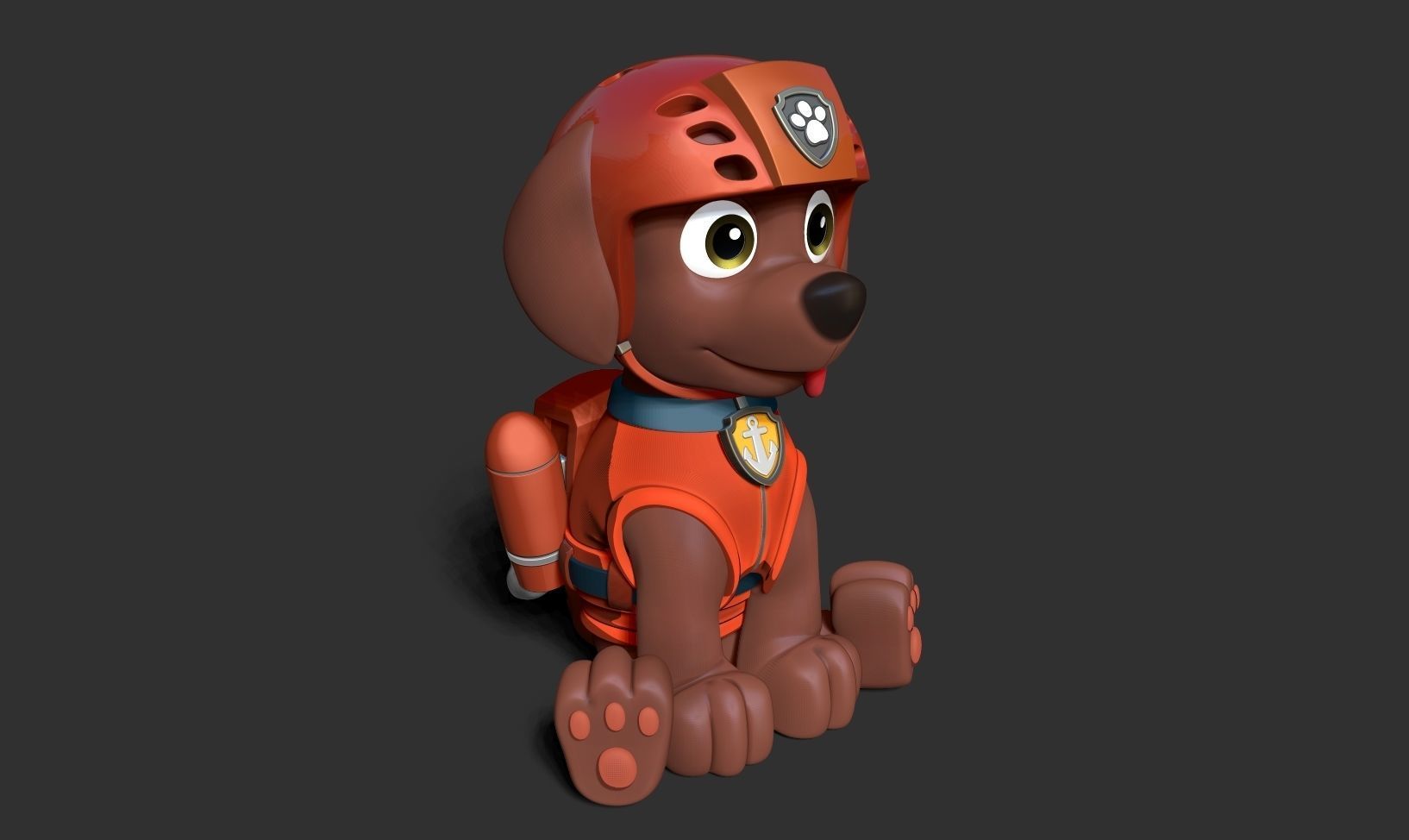 Zuma - Paw Patrol Fanart 3D print model_12