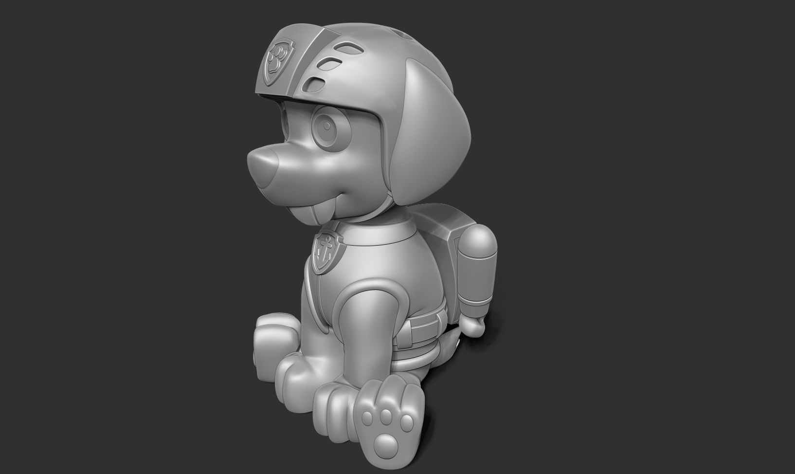 Zuma - Paw Patrol Fanart 3D print model_15