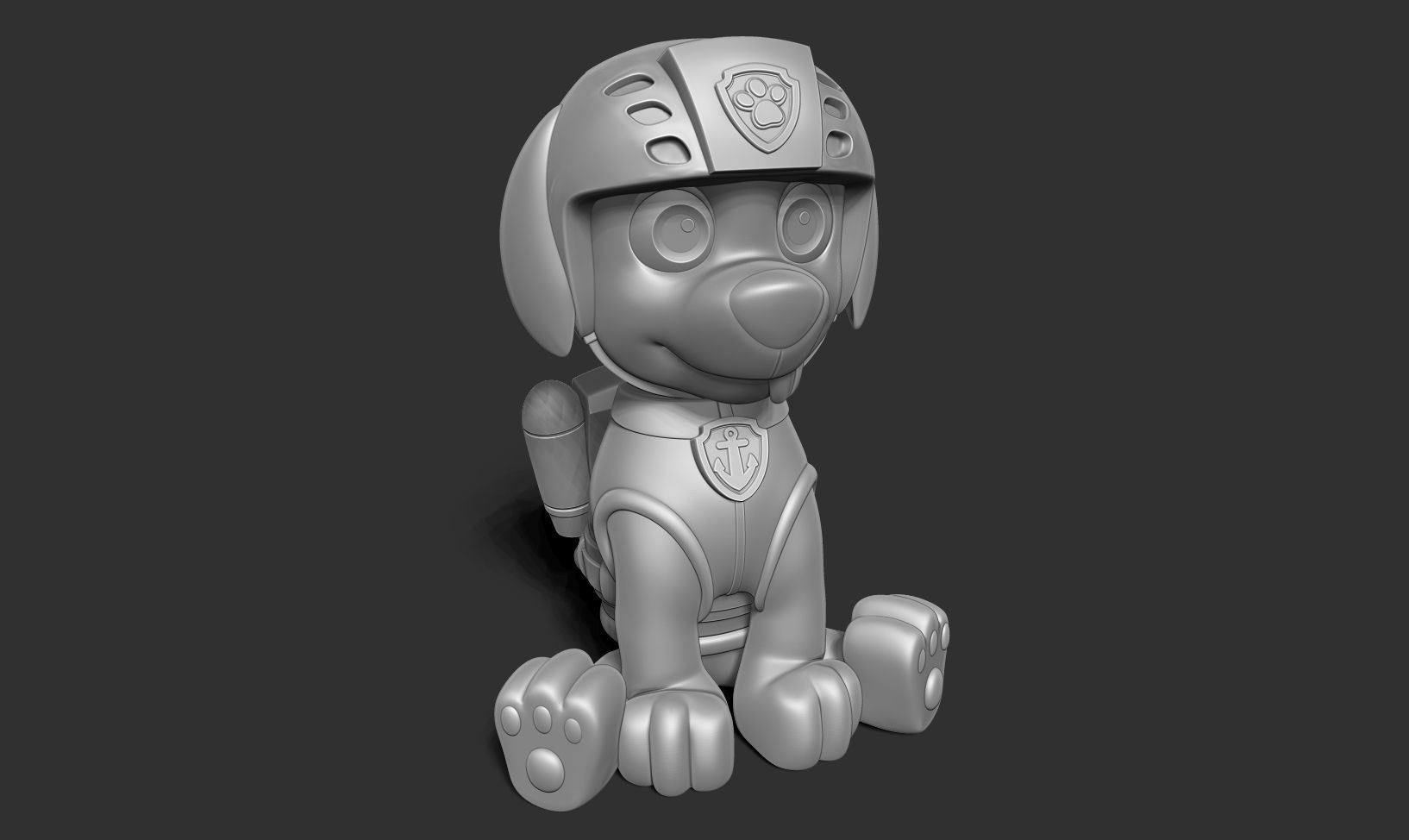 Zuma - Paw Patrol Fanart 3D print model_13