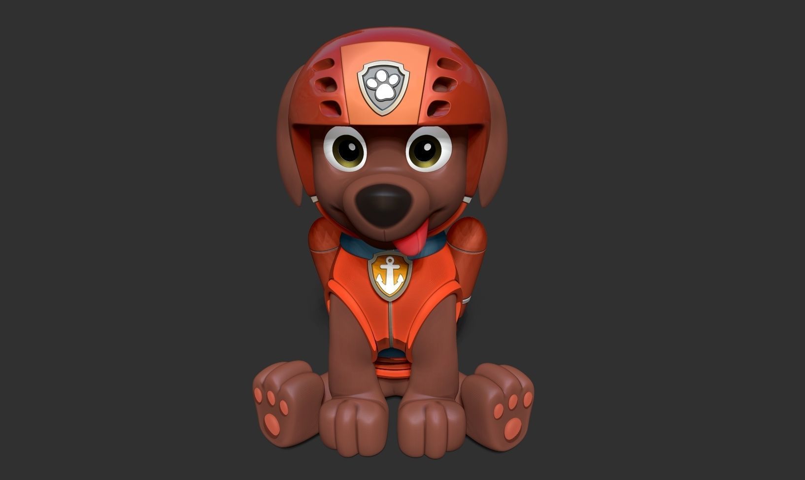 Zuma - Paw Patrol Fanart 3D print model_16
