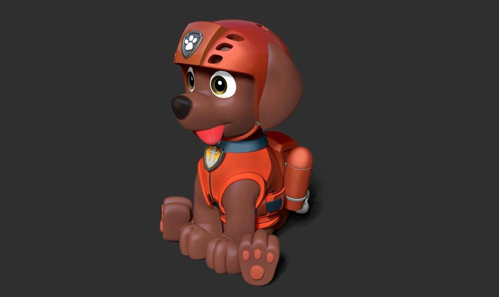 Zuma - Paw Patrol Fanart 3D print model_14