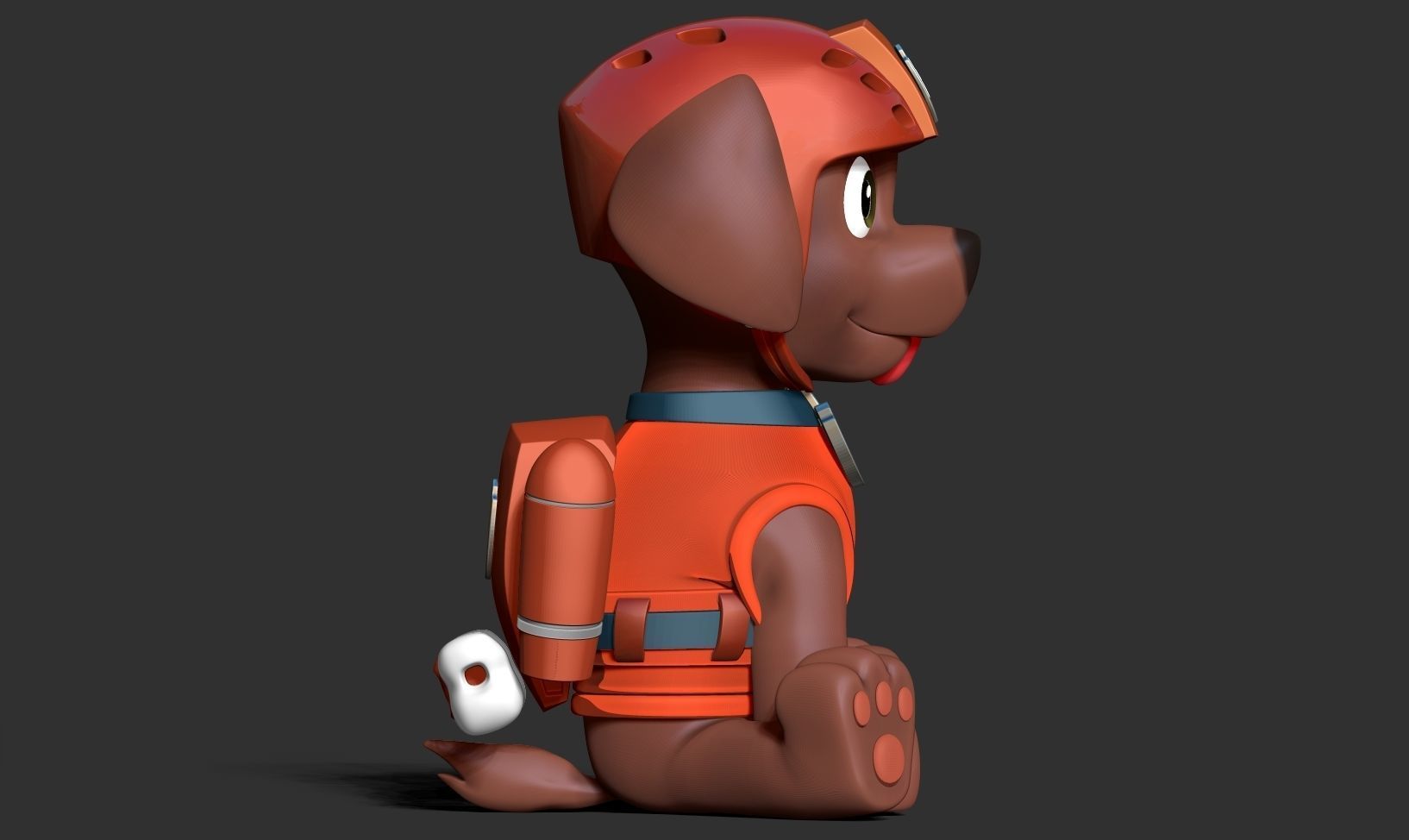 Zuma - Paw Patrol Fanart 3D print model_10