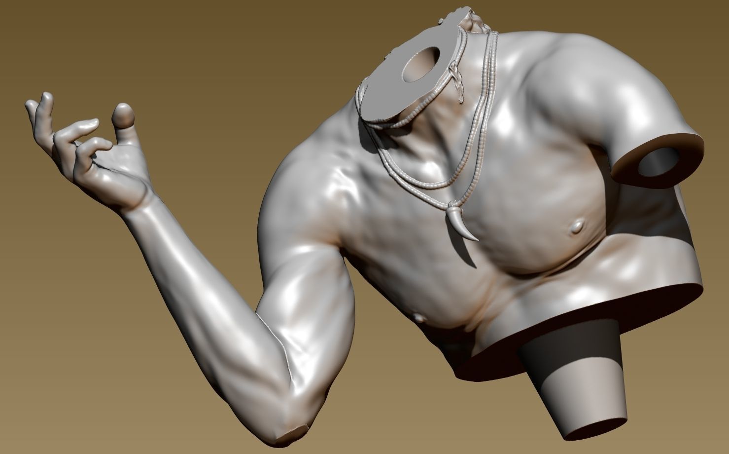 American Native Rifle 3D print model_23