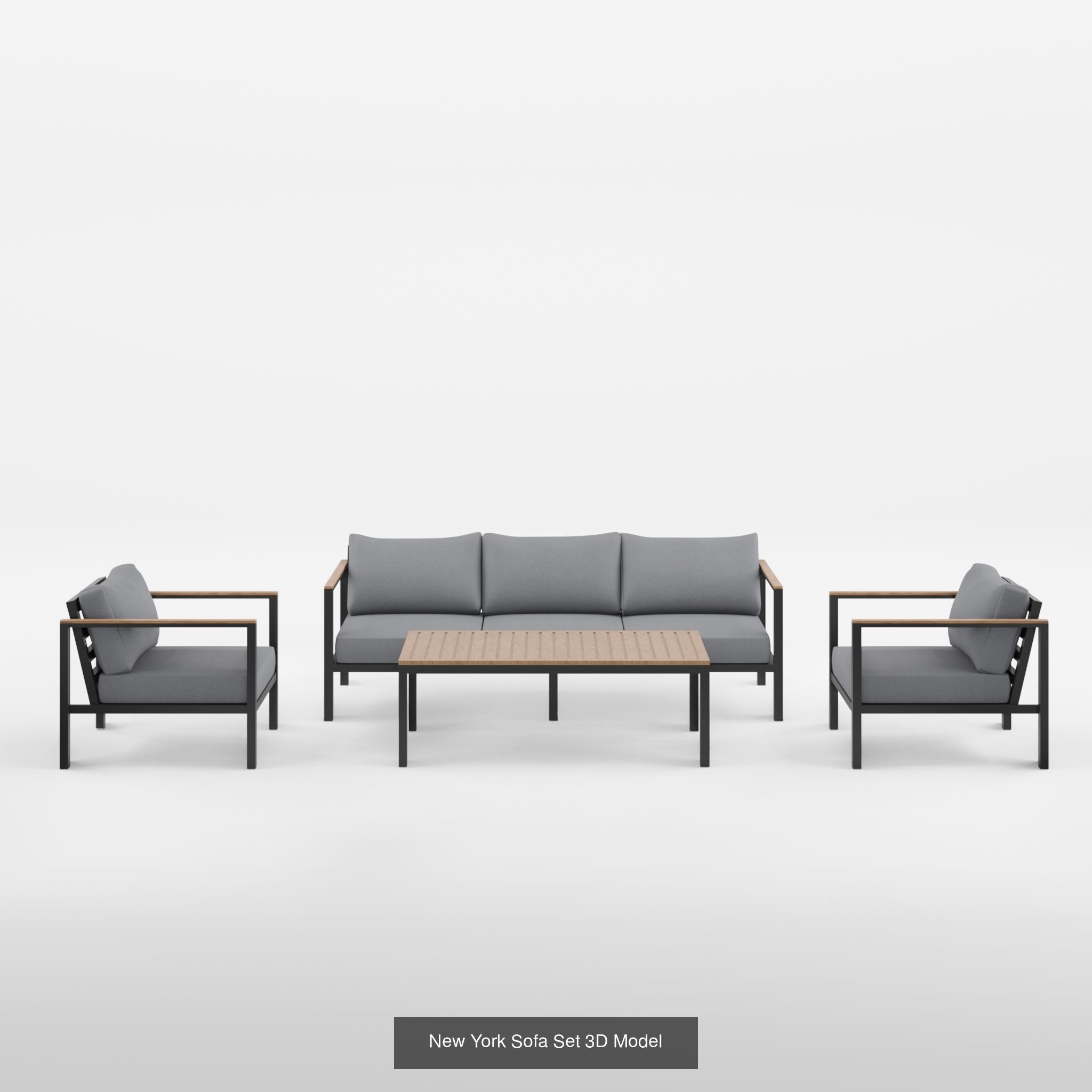 Collection-2 of Sofa Set 3D Models - 6 Models _4