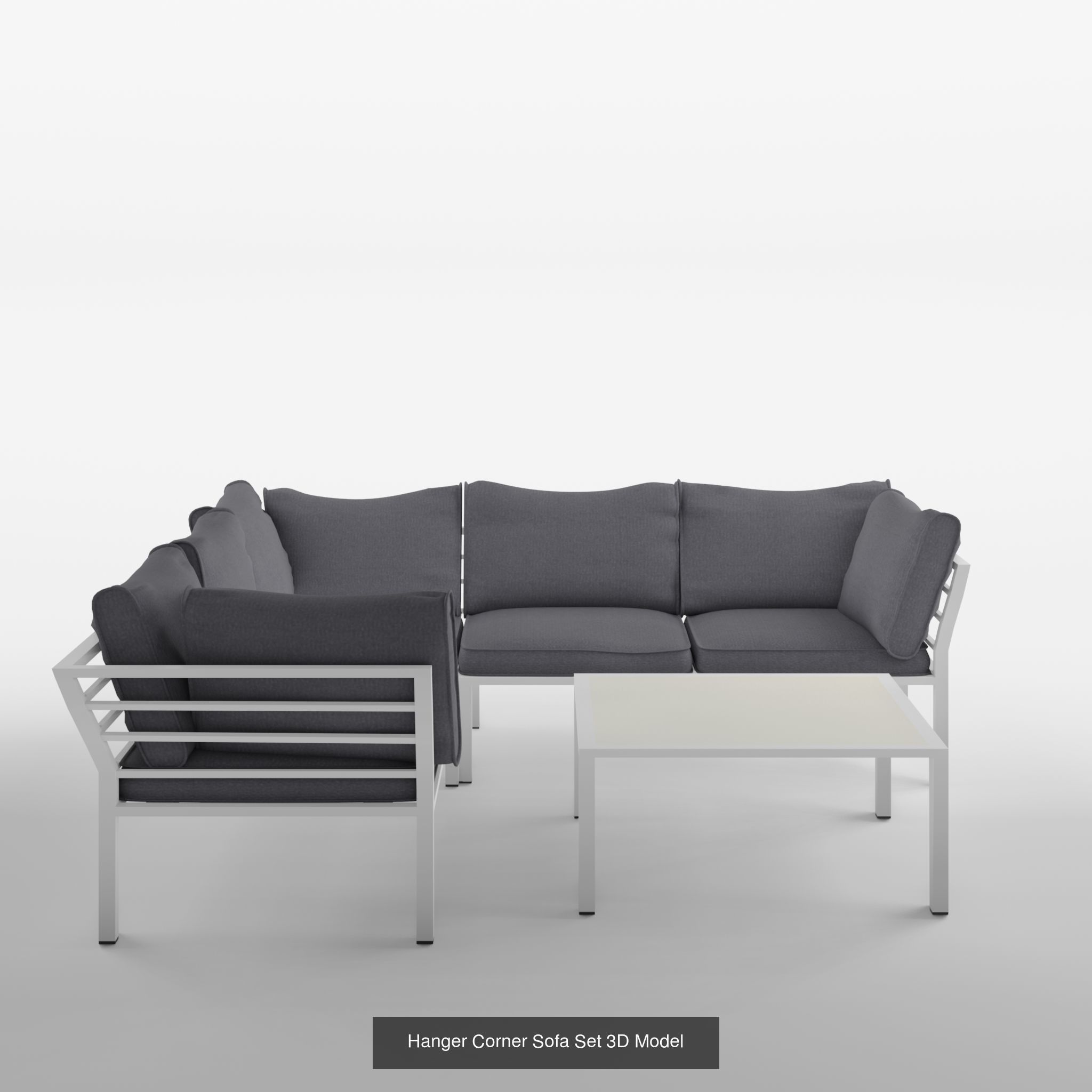 Collection-2 of Sofa Set 3D Models - 6 Models _6