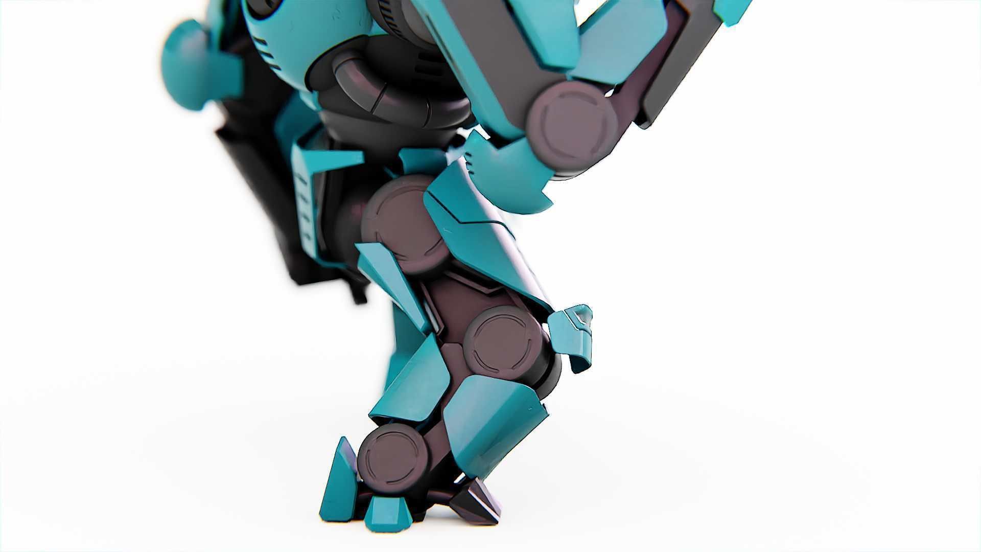 DOOM FIGHTER-V2   RIGGED 3D model_14