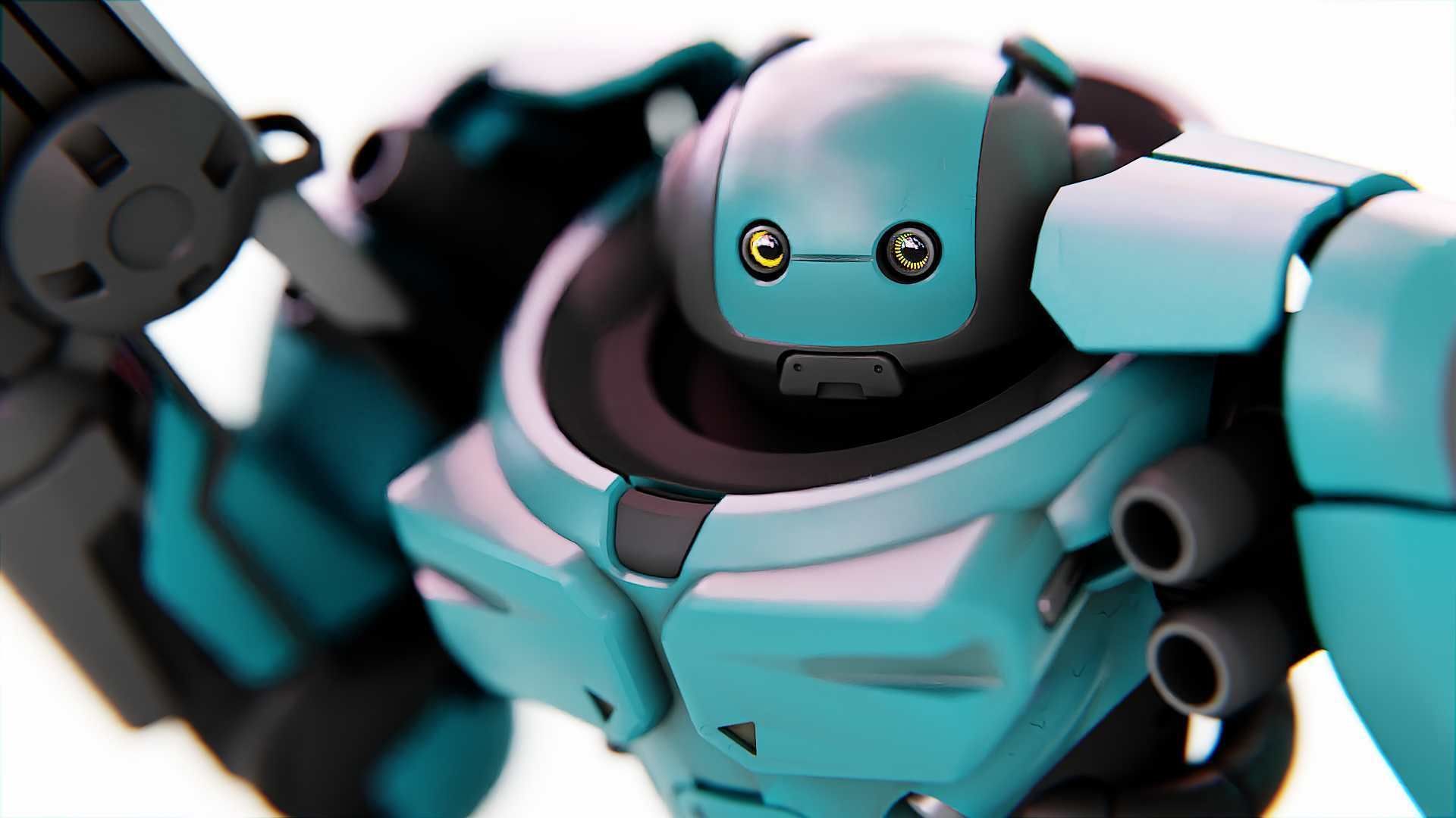 DOOM FIGHTER-V2   RIGGED 3D model_2